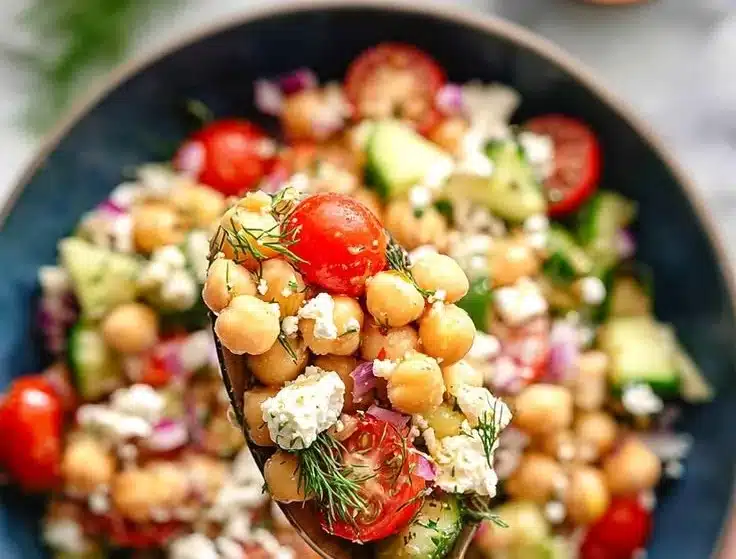 Irresistible Mediterranean Chickpea Salad