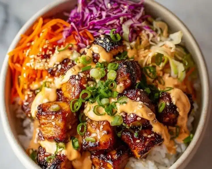 Korean BBQ Chicken Bowls (Easy Weeknight Recipe!)