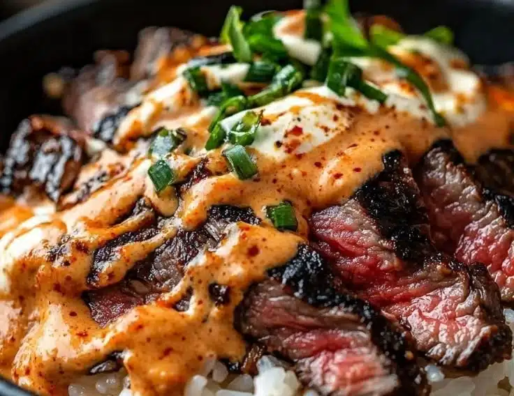 Korean BBQ Steak Rice Bowls