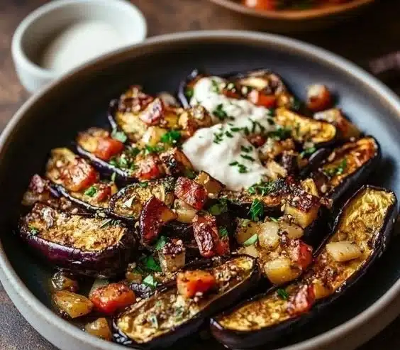 Mediterranean Roasted Eggplant