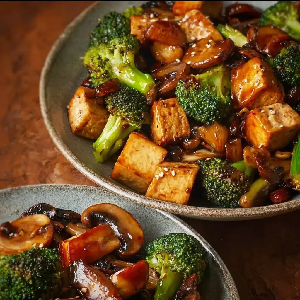 Mushroom and Tofu Stir-Fry
