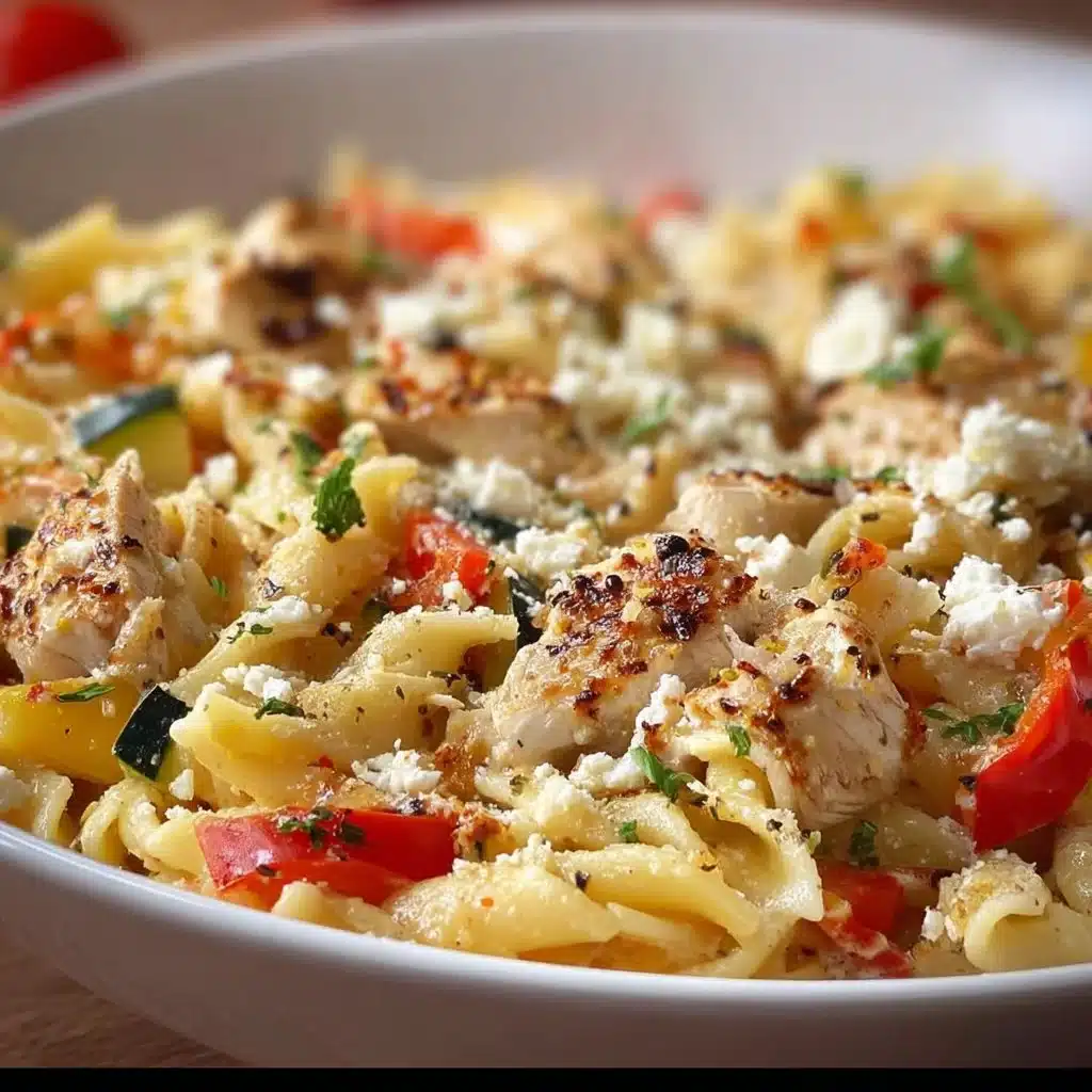 One-Pan Baked Feta Pasta with Chicken
