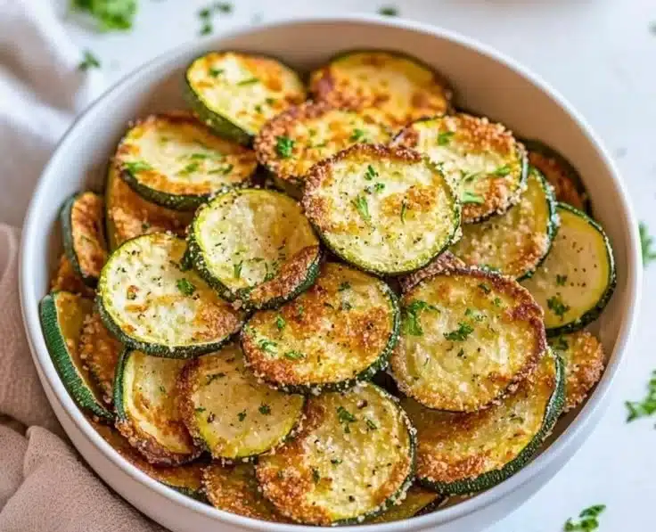 Oven-Baked Zucchini Chips