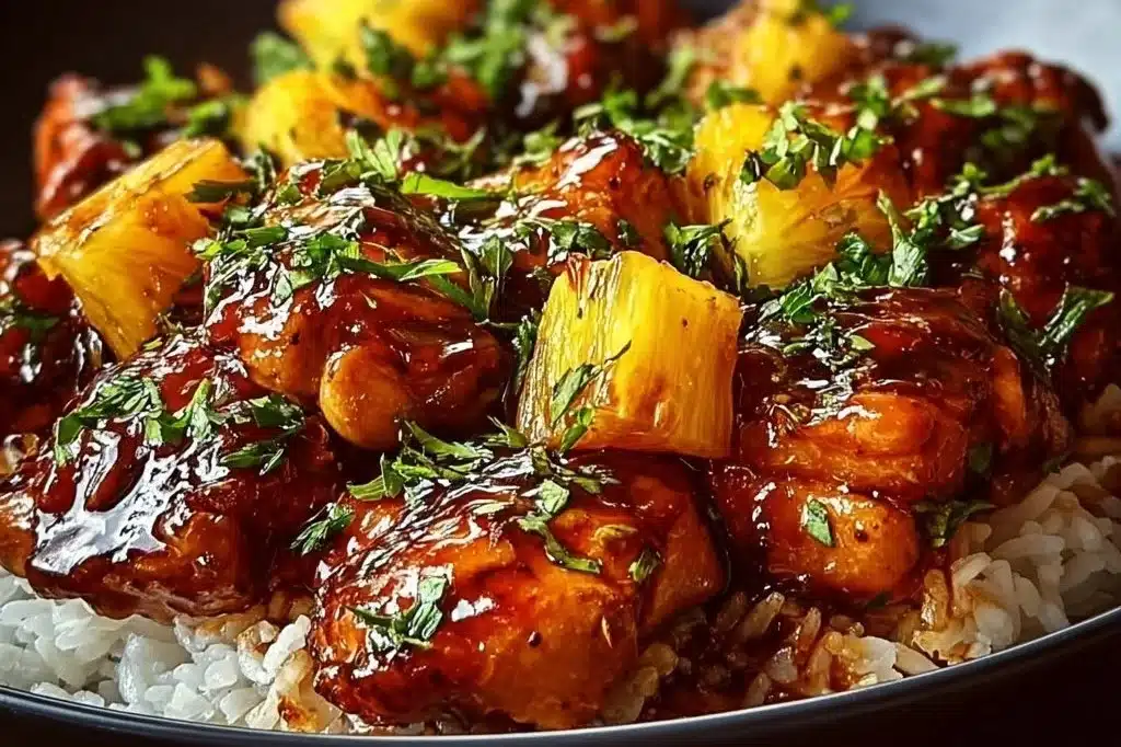 Pineapple Chicken and Rice: A Sweet and Savory Weeknight Favorite