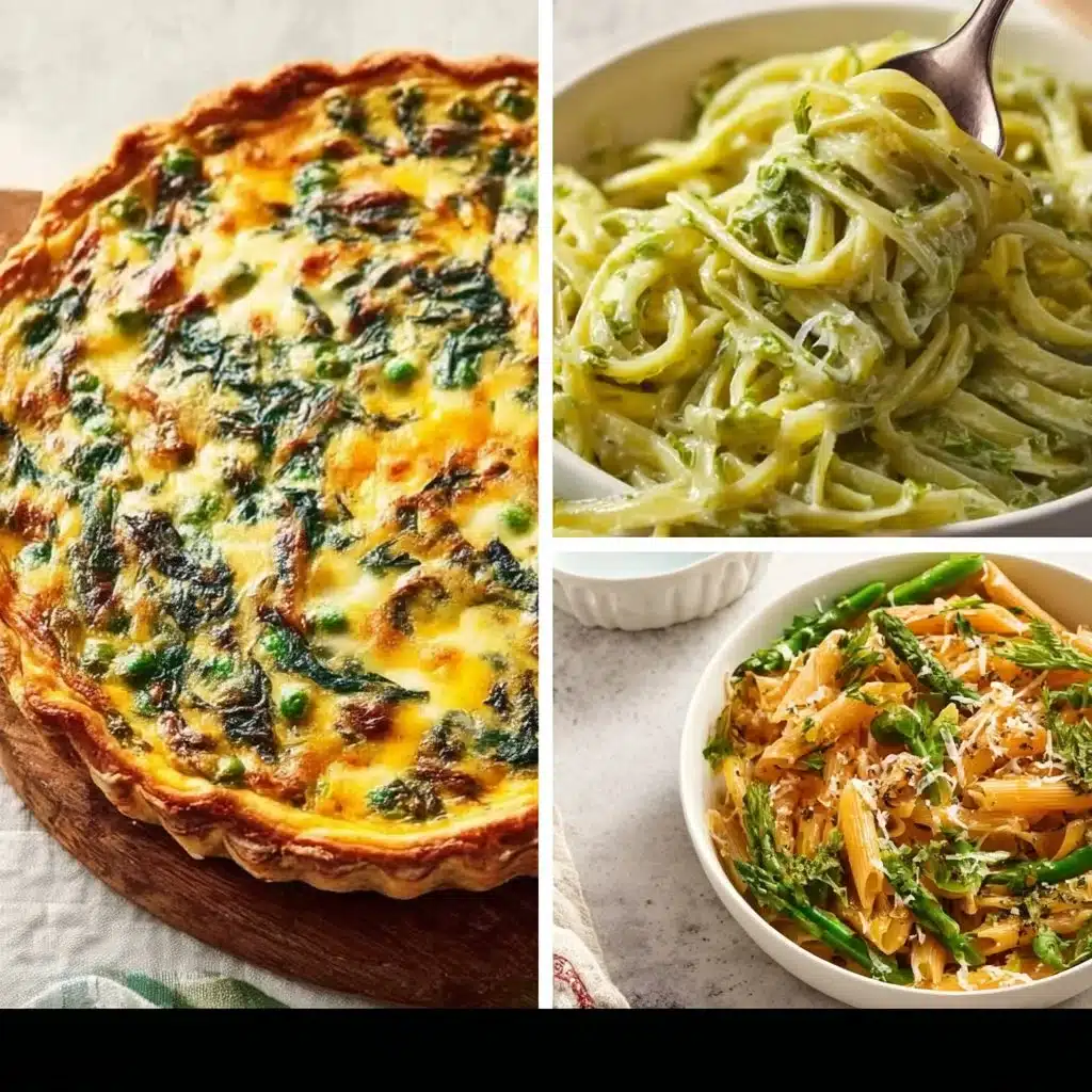 Quick and healthy dinner recipes for busy evenings during spring season.