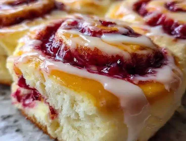 Raspberry Sweet Rolls