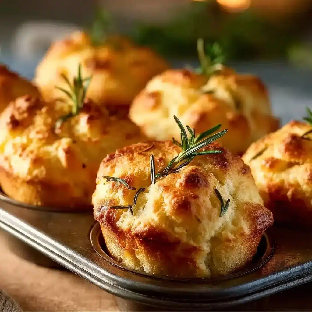 Rosemary Garlic Focaccia Muffins for Unforgettable Flavor
