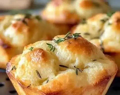 Rosemary Garlic Focaccia Muffins for Unforgettable Flavor