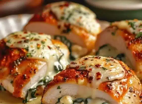 Ruth's Chris Stuffed Chicken Delight