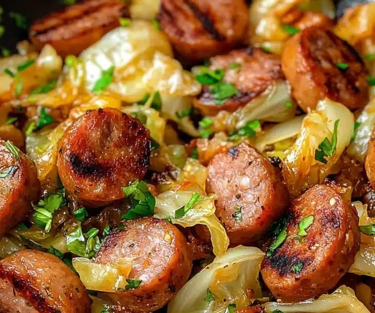 Sausage and Cabbage Stir Fry