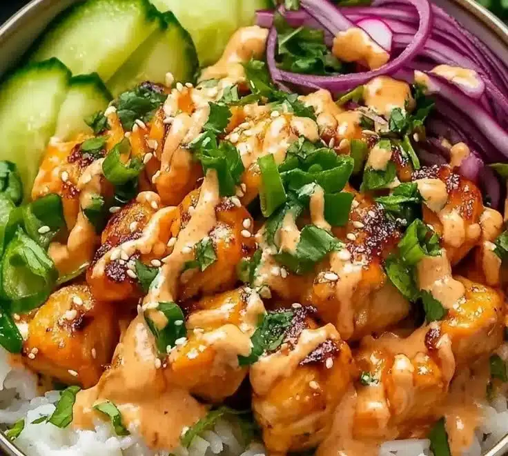 Savor the Best Bang Bang Chicken Bowl in Just 30 Minutes