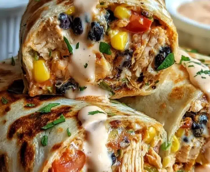 Southwest Chicken Wraps