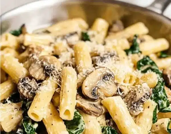 Spinach Mushroom Pasta