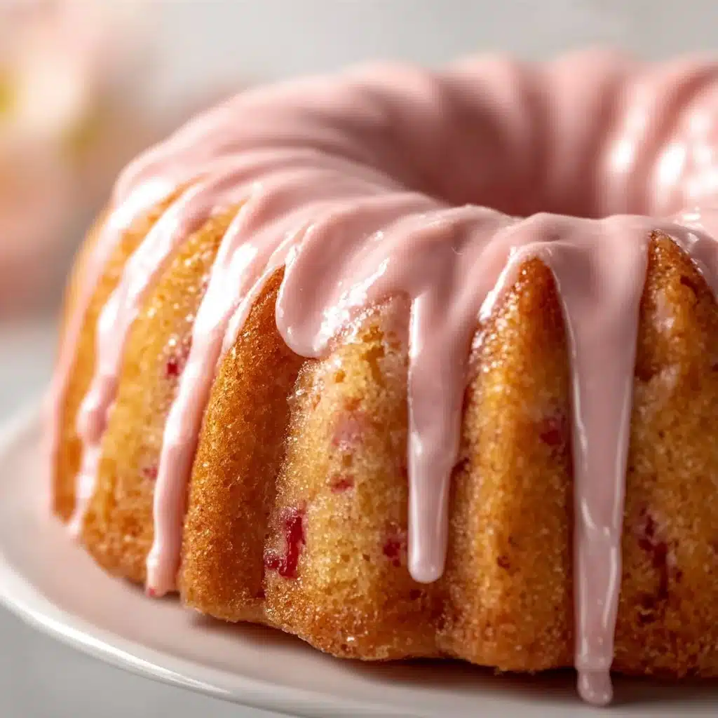 Strawberry Cream Cheese Pound Cake