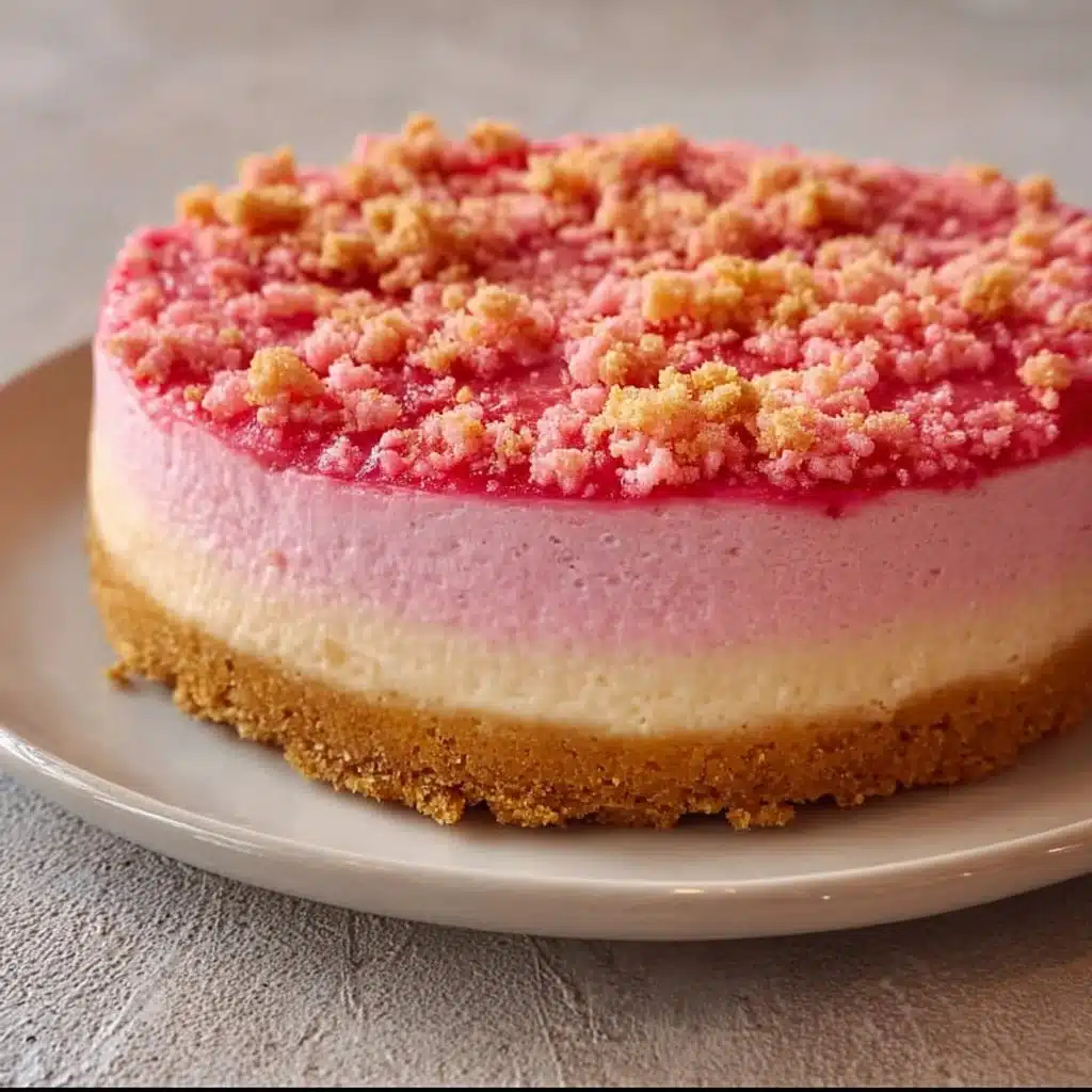 Strawberry Crunch Cheesecake