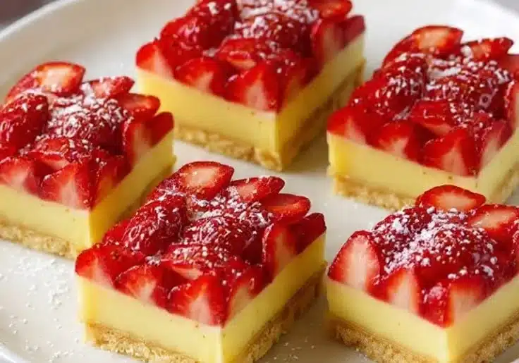 Strawberry Custard Tart