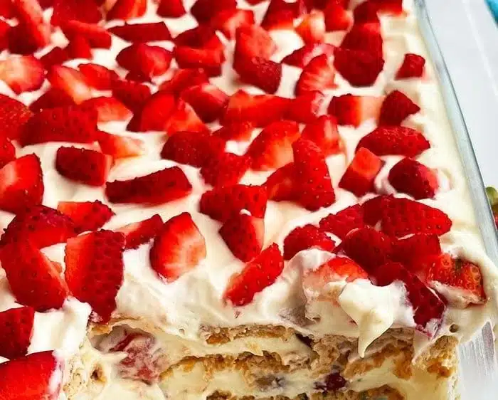 Strawberry Icebox Cake