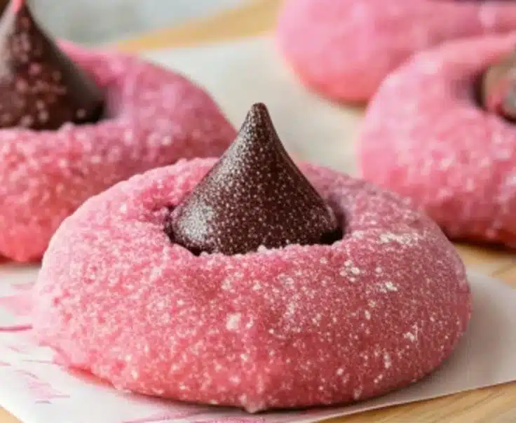 Strawberry Kiss Cookies