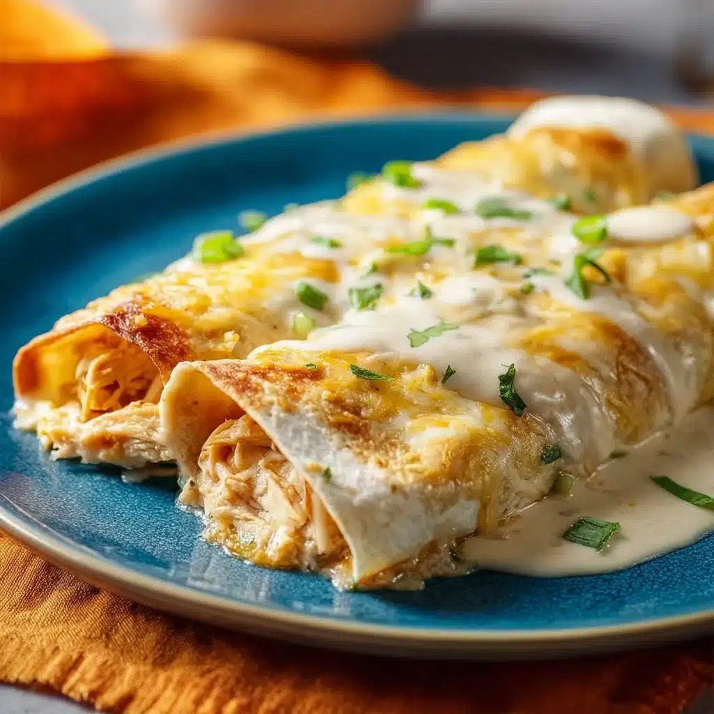 Tasty White Rotisserie Chicken Enchiladas