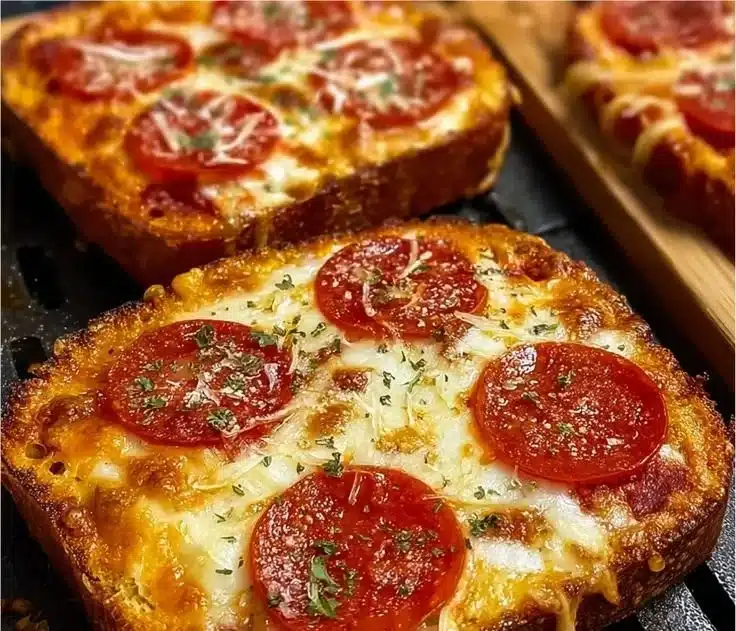 Texas Toast Pizza in Air Fryer: Fast, Cheesy & Delicious!