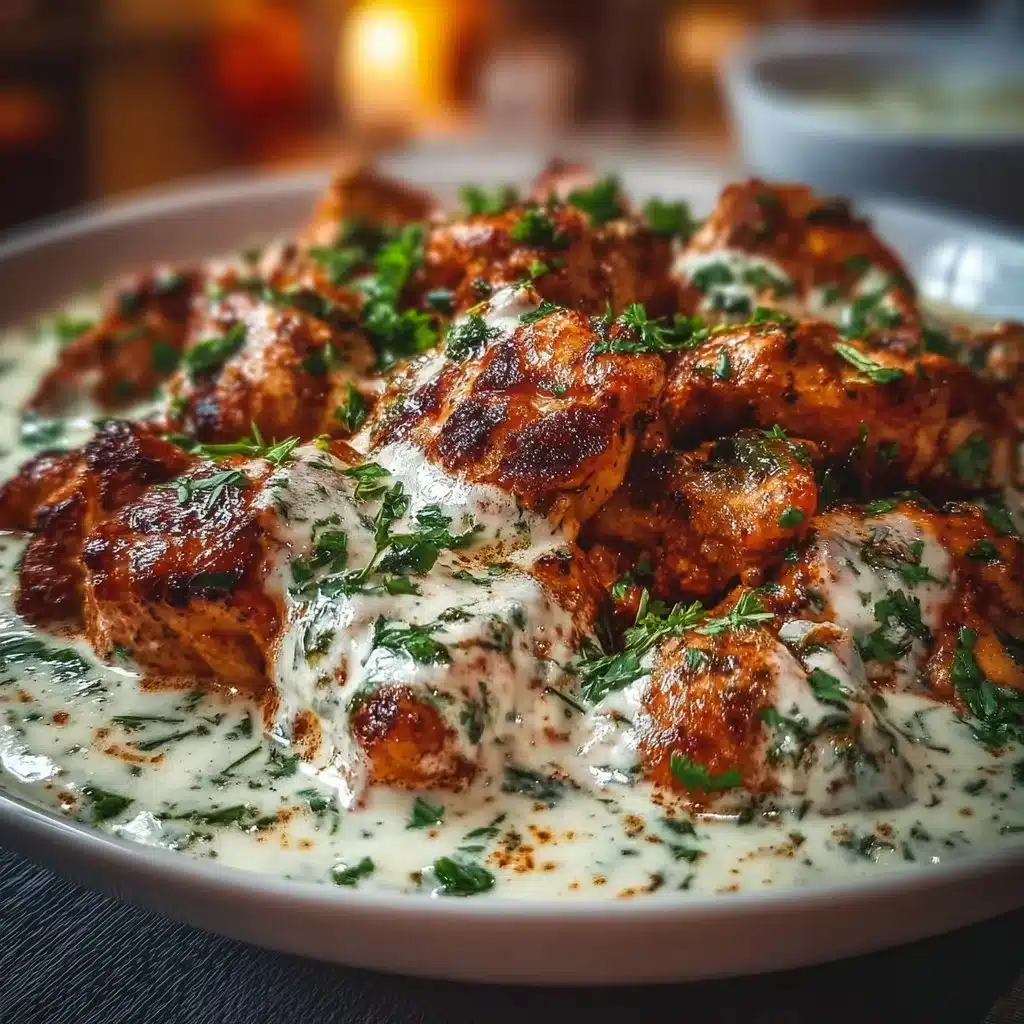 Turkish Chicken with Creamy White Sauce: A Flavor Delight!