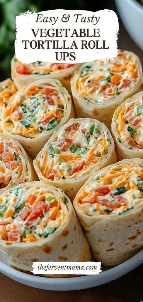 Vegetable Tortilla Roll Ups