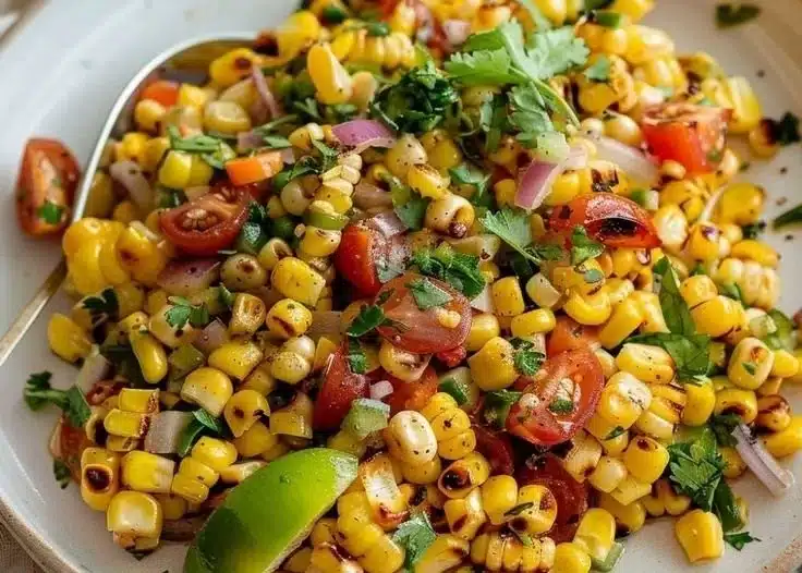 Delicious Oven Roasted Corn Salad: A Flavorful Healthy Side