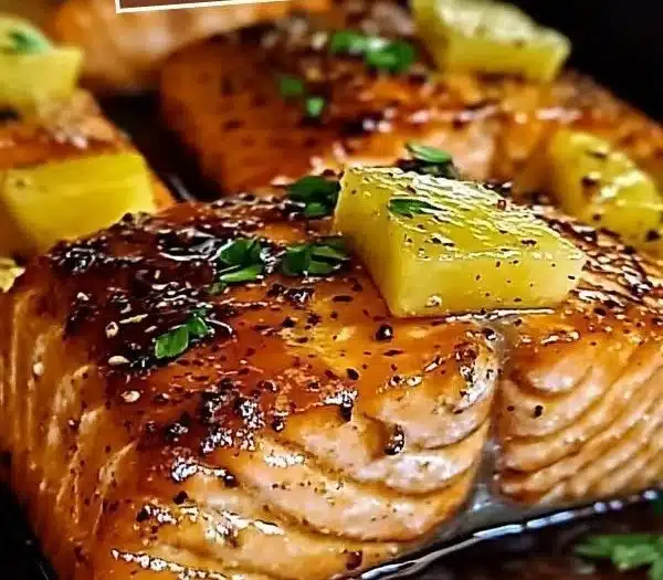 Honey Pineapple Salmon