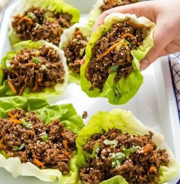 Low Carb Korean Beef Lettuce Wraps