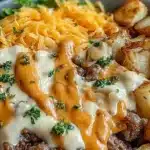 Delicious Smash Burger Bowl with fresh ingredients and beef patty
