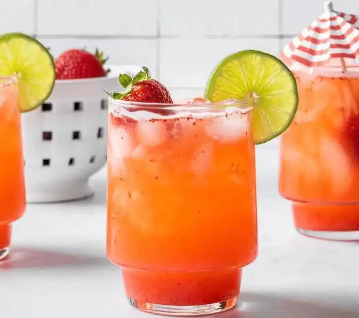 Strawberry Mocktail Mules